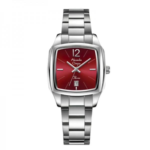 Alexandre Christie AC 2454 Silver Dark Red LDBSSDR